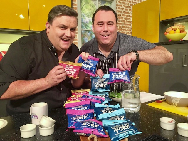 Simon Delaney and Chef Dean Diplock on Sunday AM TV3 Recipe Simon Delaney and Chef Dean Diplock on Sunday AM TV3