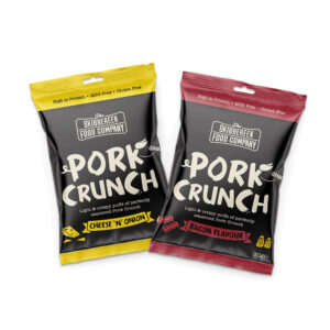 Pork Crunch Mixed Pack - Cheese & Onion/Bacon Flavour (30g per pack)