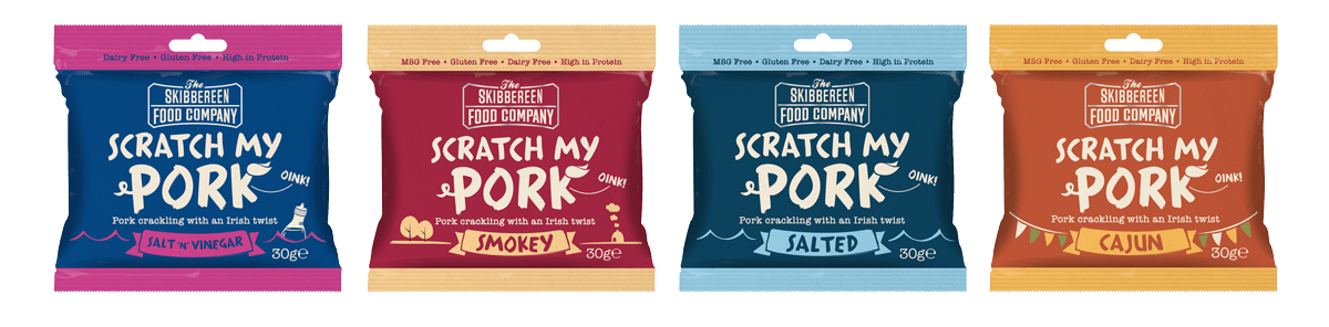 Scratch My Pork - Pork Crakling Snacks - Four Flavours