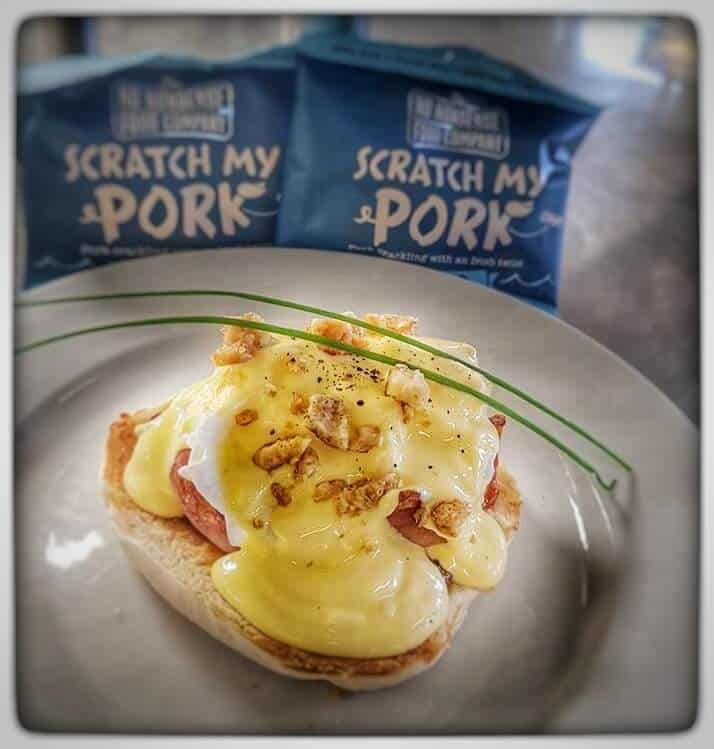Eggs Benedict with Scratch my Pork