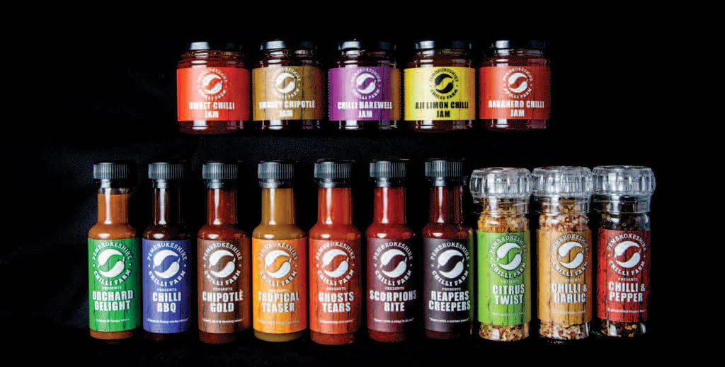 Pembrokeshire Chilli Products Range