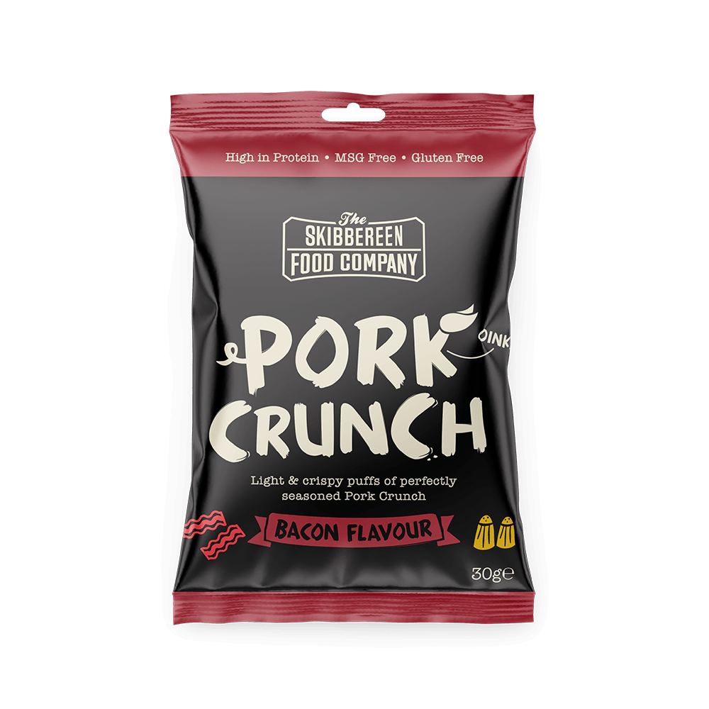 Pork Crunch Bacon Flavour - Front of packaging
