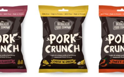 The Skibbereen Food Company Matthew Brownie (The Kiwi Culchie) Releases a New Pork Crunch Snack Range