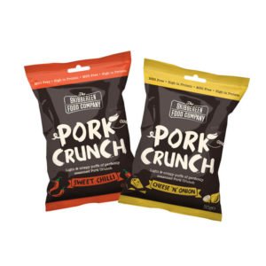 Photo of mixed pack of Pork Crunch snacks - Sweet Chilli and Cheese & Onion