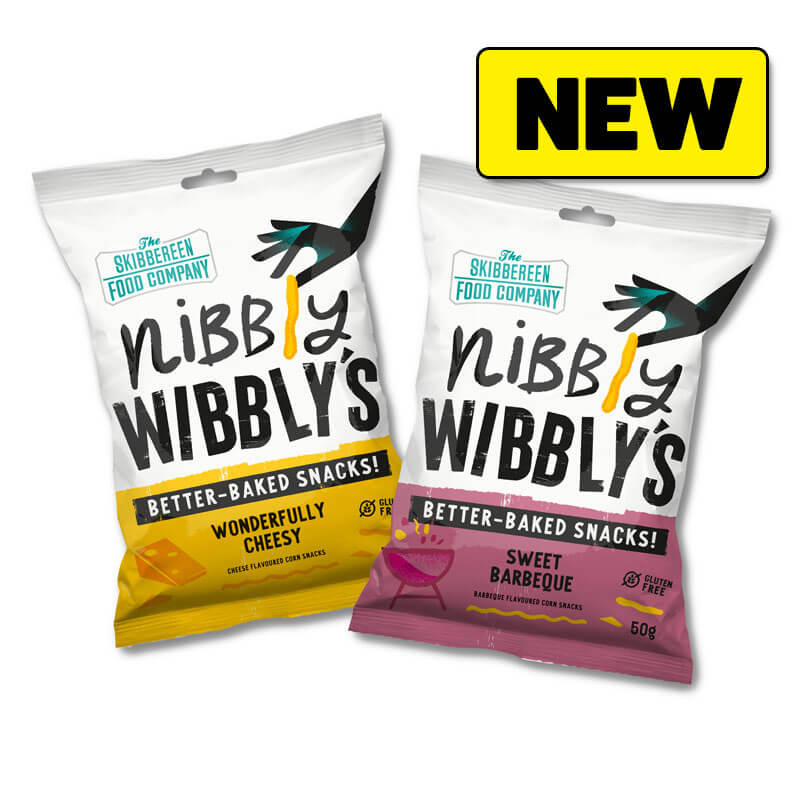 Nibbly Wibbly 2 NEW Flavours on white background