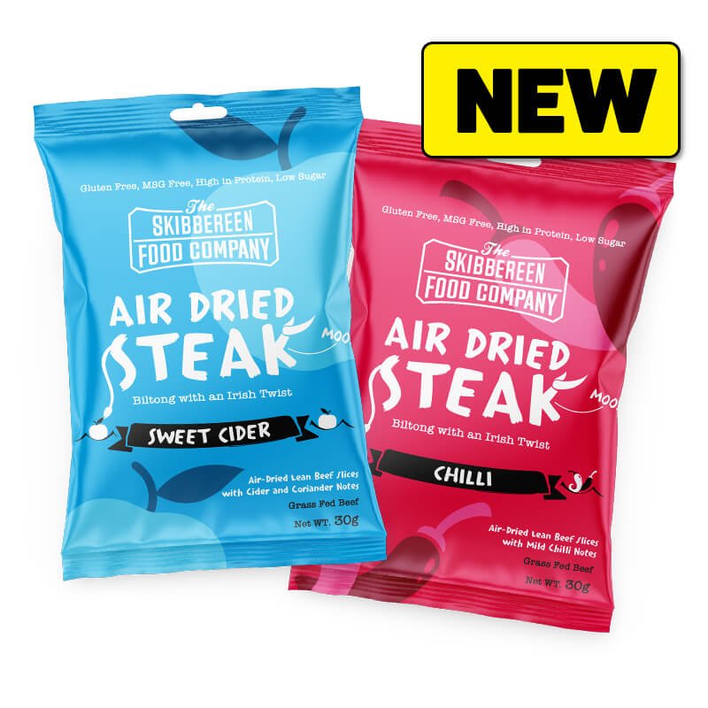 Air Dried Steak Mixed Pack Sweet Cider / Chilli Skibbereen Food