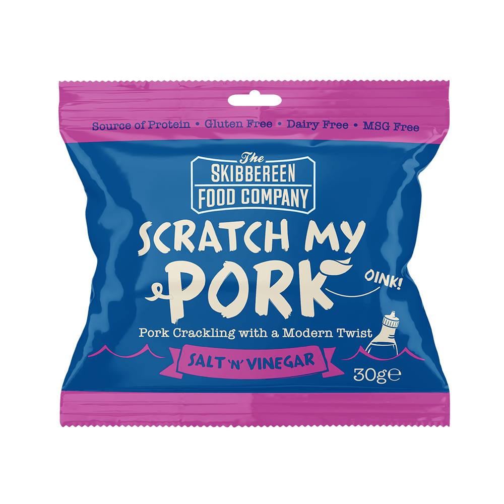 Scratch My Pork - Pork Crackling - Salt & Vinegar Flavour